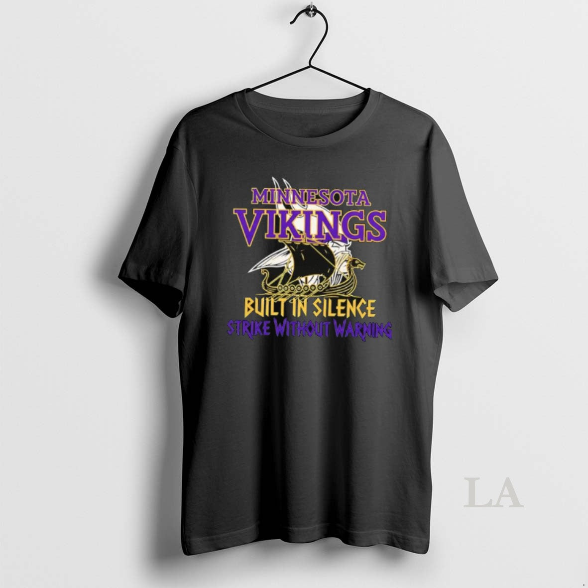 Original Minnesota Vikings Built In Silence Strike Without Warning T-Shirts, Hoodie, Sweatshirt | RetroVerseTees.com