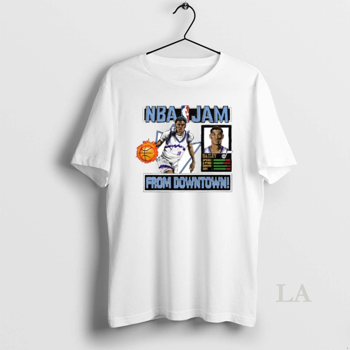 Original Nba Jam Jazz Ace Bailey From Downtown T-Shirts, Hoodie, Sweatshirt | RetroVerseTees.com