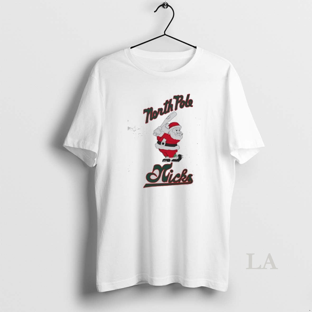 Original North Pole Nicks Satan Baseball Player T-Shirts, Hoodie, Sweatshirt | RetroVerseTees.com