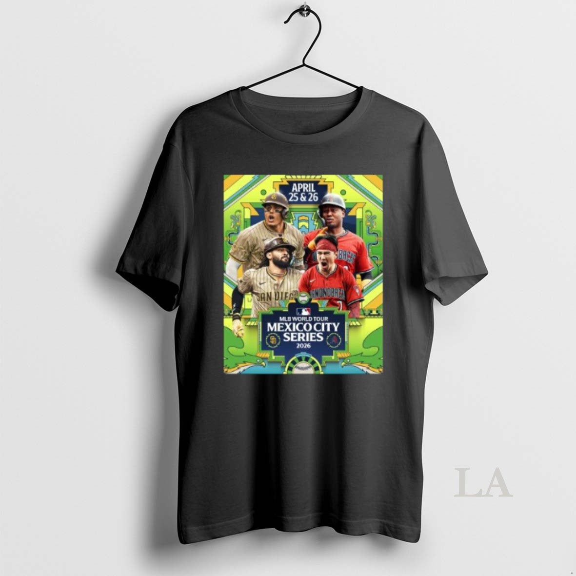 Original Padres Vs Diamondbacks Mlb World Tour Mexico City Series 2026 T-Shirts, Hoodie, Sweatshirt | RetroVerseTees.com