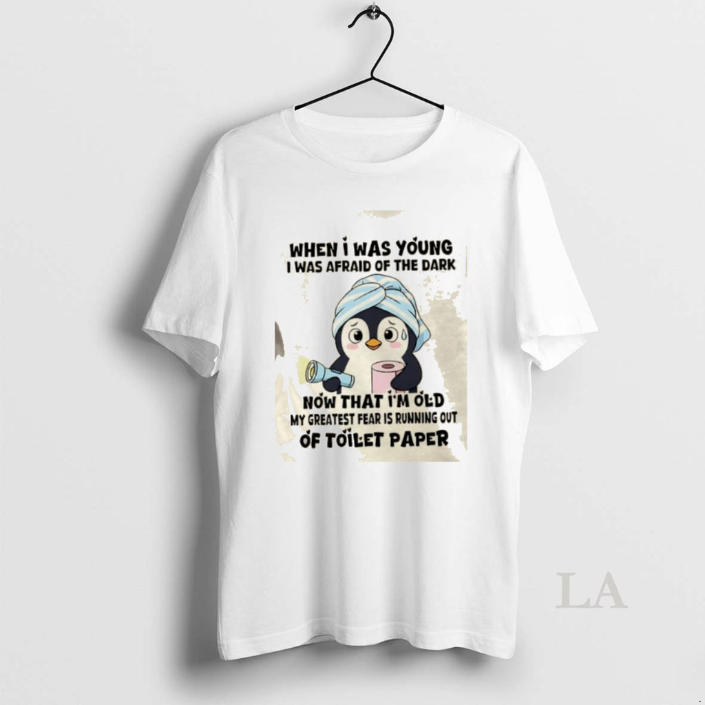 Original Penguin When I Was Young I Was Afraid Of The Dark Now That Im