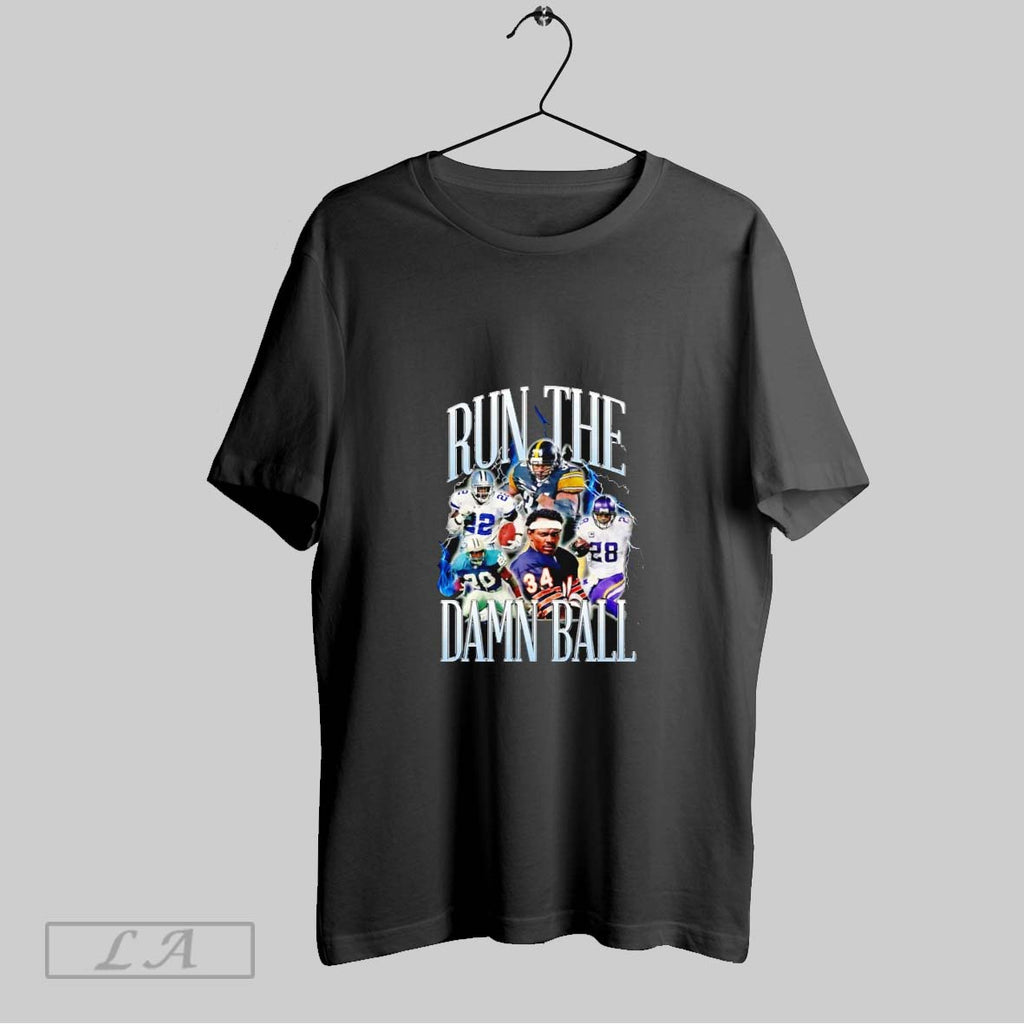 Original Run The Damn Ball Football Graphic