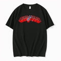 Original San Antonio Spurs Nba Basketball Team Logo Text Red And Black Tshirts