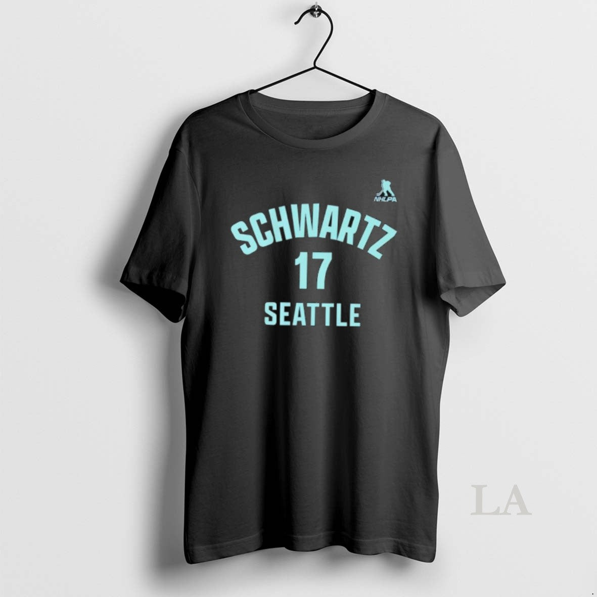 Original Seattle Kraken Jaden Schwartz 17 Name And Number T-Shirts, Hoodie, Sweatshirt | RetroVerseTees.com