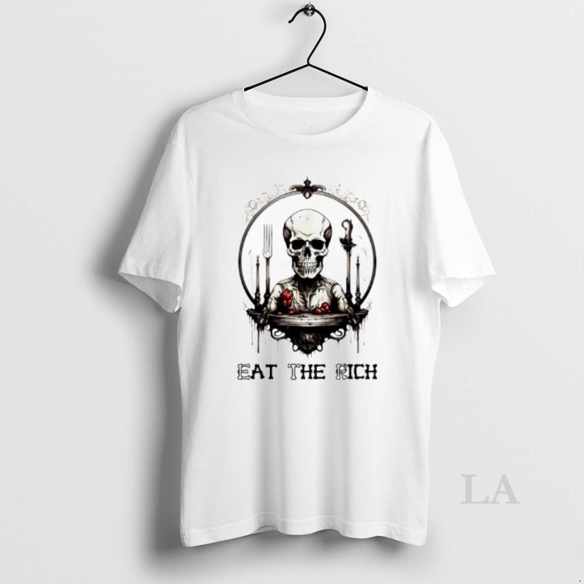 Original Skeleton Eat The Rich Graphic T-Shirts, Hoodie, Sweatshirt | RetroVerseTees.com
