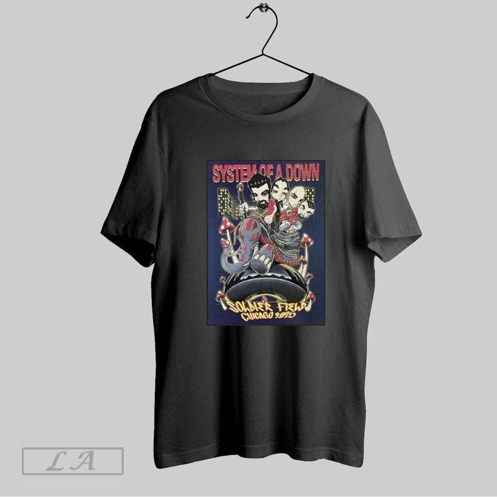 Original System Of A Down Chicago Venue Poster At Soldier Field On August 31 And