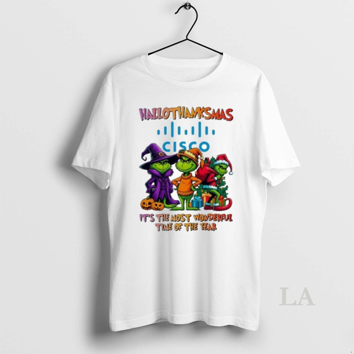 Original The Grinch Cisco Logo Hallothanksmas Its The Most Wonderful Time Of The Year
