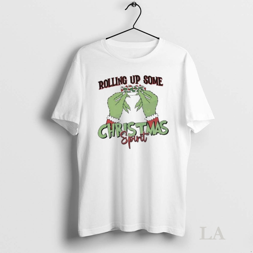Original The Grinch Rolling Up Some Christmas Spirit
