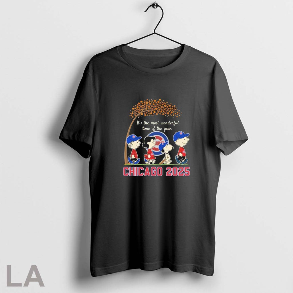 Original The Peanuts Walking X Chicago Cubs Its The Most Wonderful Time Of The Year
