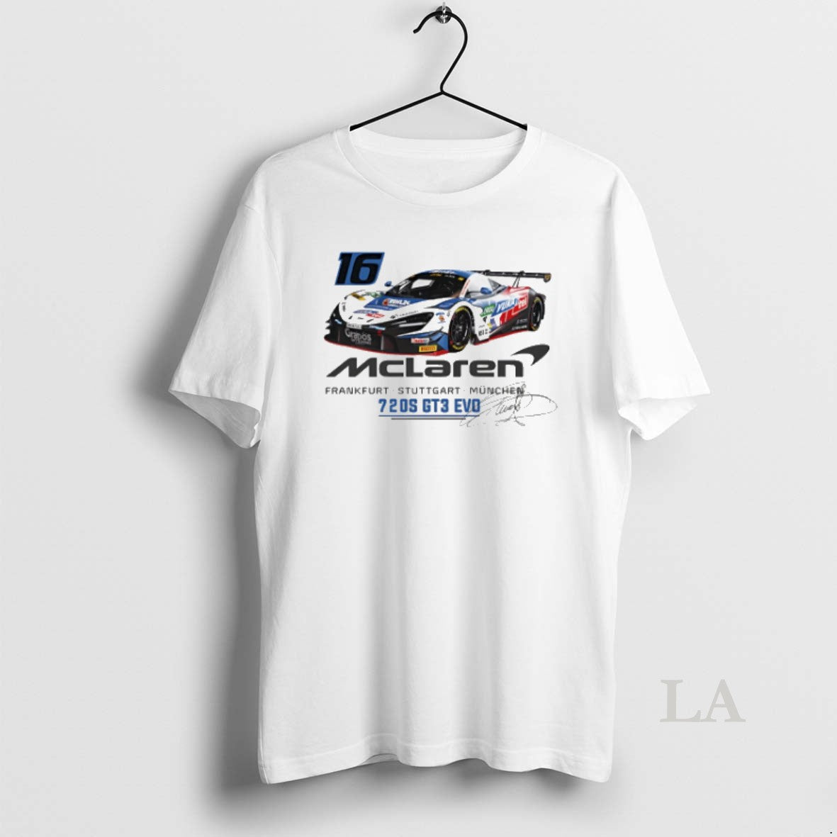 Original Timo Glock No 16 Mclaren Graphic Signature