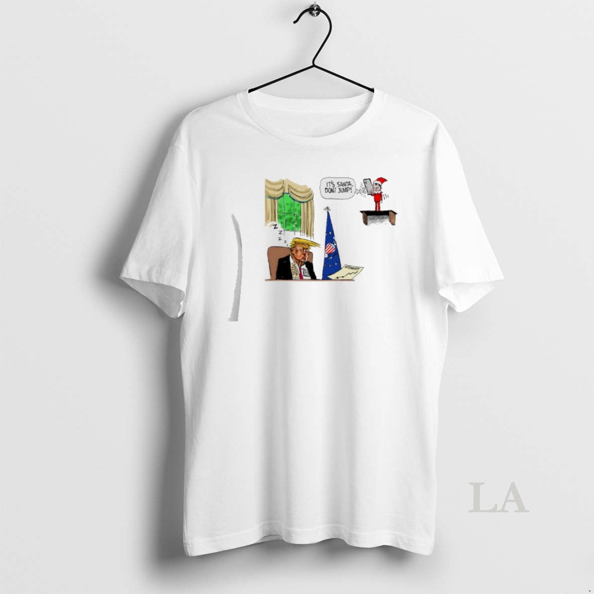 Original Trump Its Santa Dont Jump Economy T-Shirts, Hoodie, Sweatshirt | RetroVerseTees.com