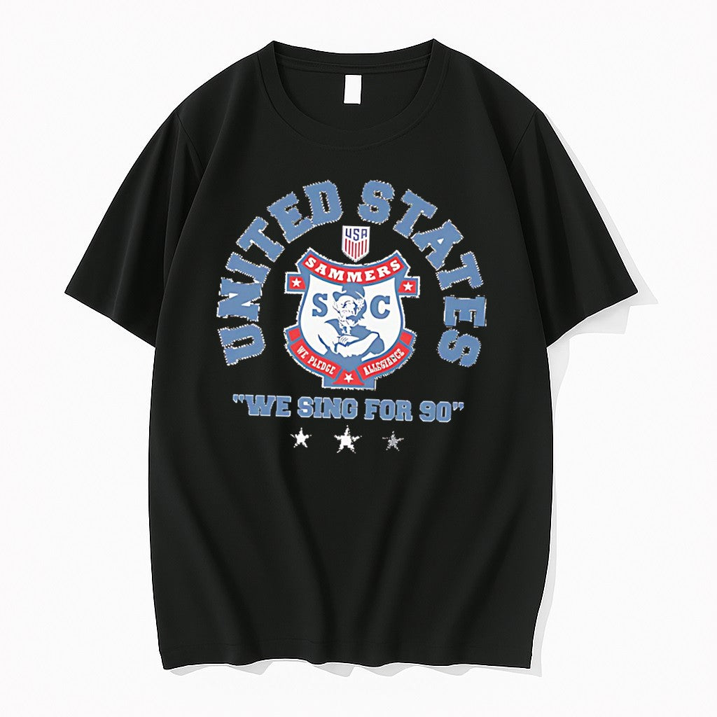 Original Us Soccer Sammers We Sing For 90 Tee Tshirts Jpg