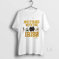 Original We Stand With The Notre Dame Fighting Irish Robbed College Football Playoff 2 Sided T-Shirts, Hoodie, Sweatshirt