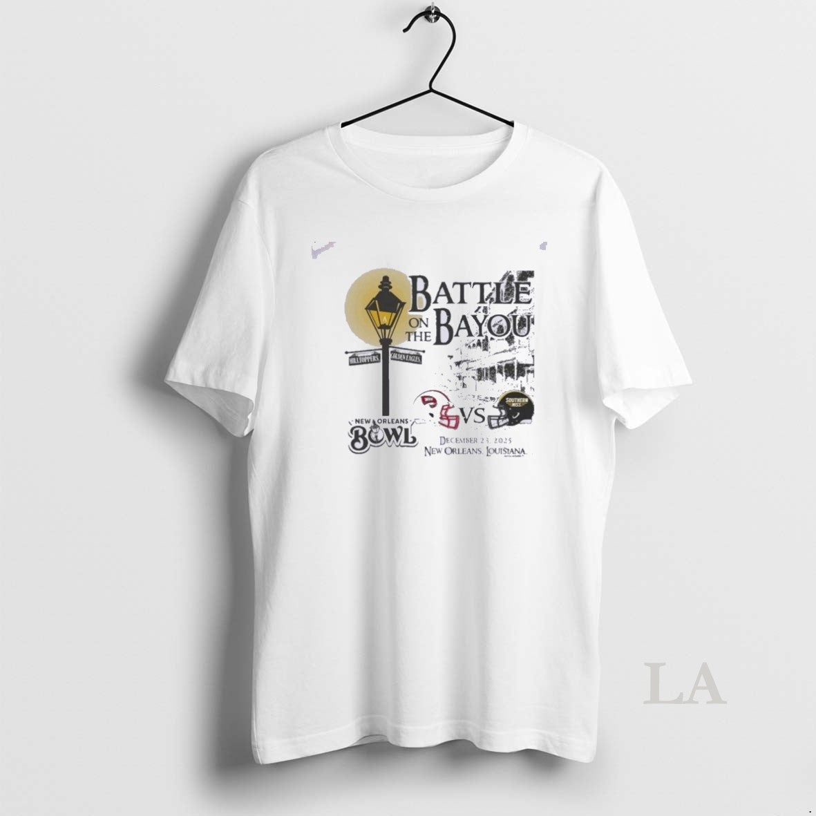 Original Western Kentucky Vs Southern Miss 2025 New Orleans Bowl Battle On The Bayou T-Shirts, Hoodie, Sweatshirt