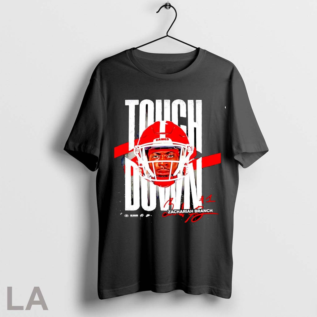 Original Zachariah Branch Georgia Bulldogs 47 Yard Td Touchdown Signature
