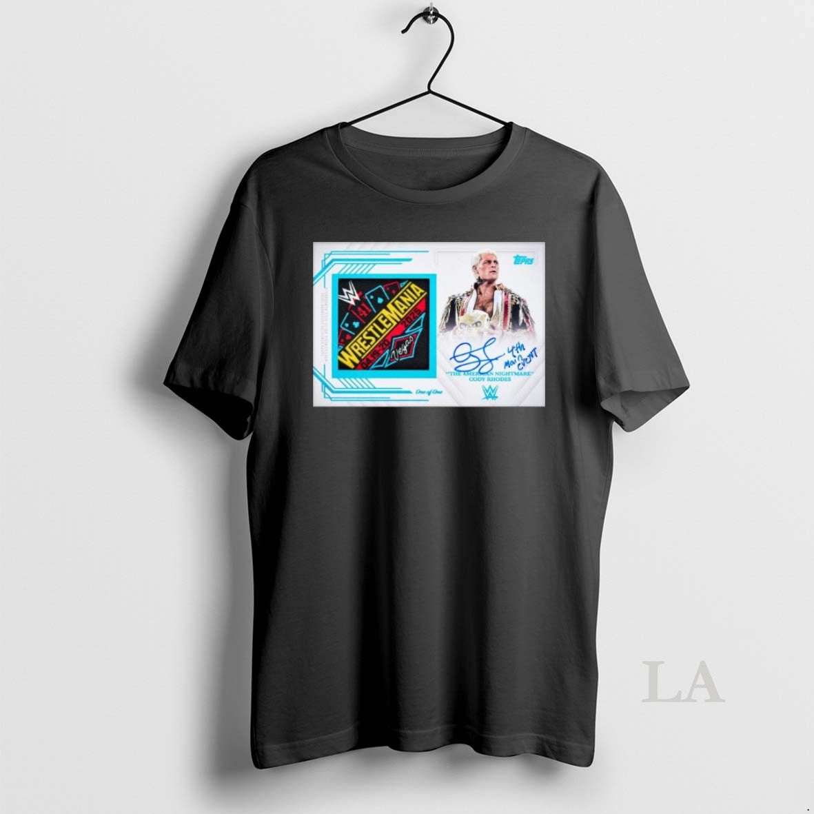 Original Cody Rhodes 1 Of 1 Wrestlemania 41 Patch Autograph Topps T-Shirts, Hoodie, Sweatshirt | RetroVerseTees.com