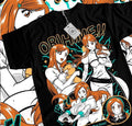 Orihime Inoue T-Shirt S-4XL Zaraki Kenpachi Bleach Anime Ichigo Aizen Shirt Tshirt S-4XL Hoodie, Sweatshirt