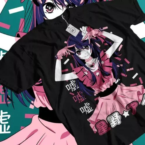 Oshi No Ko T-Shirt Ai Hoshino Waifu Girl Call Of The Night Anime Shirt All Size Hoodie, Sweatshirt | RetroVerseTees.com
