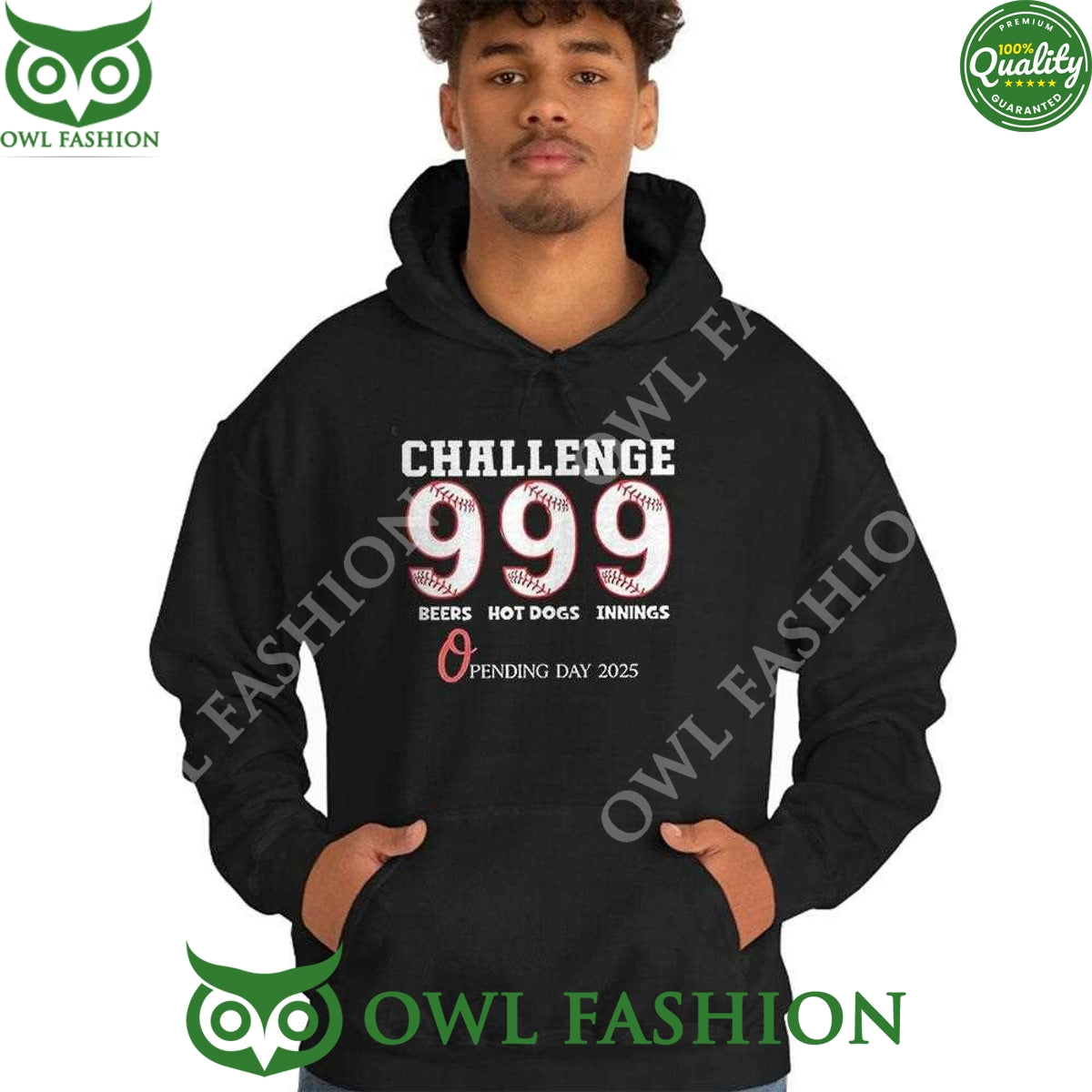 Orioles Challenge 9 Beers 9 Hot Dogs Innings Opening Day 2025 Black t Shirt