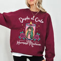 Our Lady Of Guadalupe Tshirt Sweatshirt Hoodie, Nuestra SeÑOra De Guadalupe, Desde El Cielo Una Hermosa Manana, Unisex...