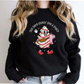Out Here Lookin' Like A Snack Graphic Sweater Casual Street Style Fleece Crewneck Pullover Sweatshirt Tops Trendy For...