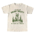 Out of Breath Hiking Society Shirt, Funny Hiking Graphic Tee, Raccoon Trash Panda Shirt, Nature Lover T-Shirt Hoodie,...