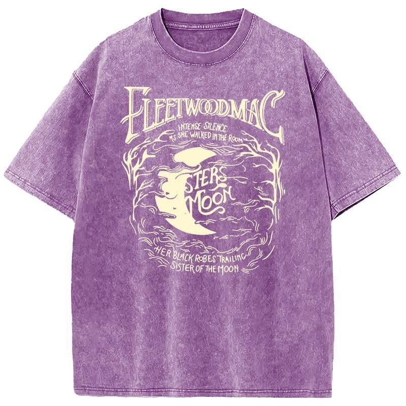 Oversized Acid Wash Heavyweight Cotton T-Shirt for Men Gunpla brand Women Ideal for Outdoor Sports Vintage Moon Hoodie,...
