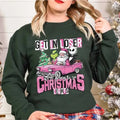 Oversized Get In Loser We're Going To See Christmas Lights Merry Christmas, Santa Christmas T-Shirt, Xmas Theme Sweater,...