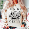 Oversized The Nightmare Before Christmas Shirt, Get In Loser We're Saving Christmas Shirt, Snowman Jack Skellington...