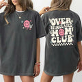 Overstimulated Mom Club Shirt, Cool Mom Graphic Printed T-shirt, Anxiety Mom Casual Style Tee, Gifts For Mom, Mom...