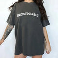 Overstimulated Unisex Shirt, Overstimulated Moms Club Tee, Overstimulated Women Graphic Printed Tee, Funny Unhinged...