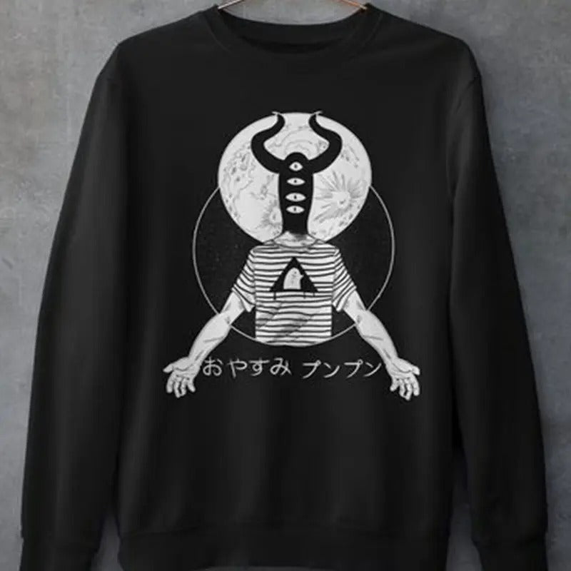 Oyasumi Goodnight Punpun New Unisex sweatshirt,Punpun Onodera, Aiko Tanaka Manga T-Shirts, Hoodie | RetroVerseTees.com