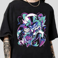 Ozzie x Fizz T-Shirt, Asmodeus x Fizzarolli Helluva Boss T-Shirt, Birthday Gift for Fans, Hazbin Hotel-2  Classic Fabric...