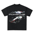 P*RSCHE F1 RACING T-SHIRT Bootleg Vintage 90s Style Casual Classic christian clothing Cotton Fabric Menswear Top Hoodie,...