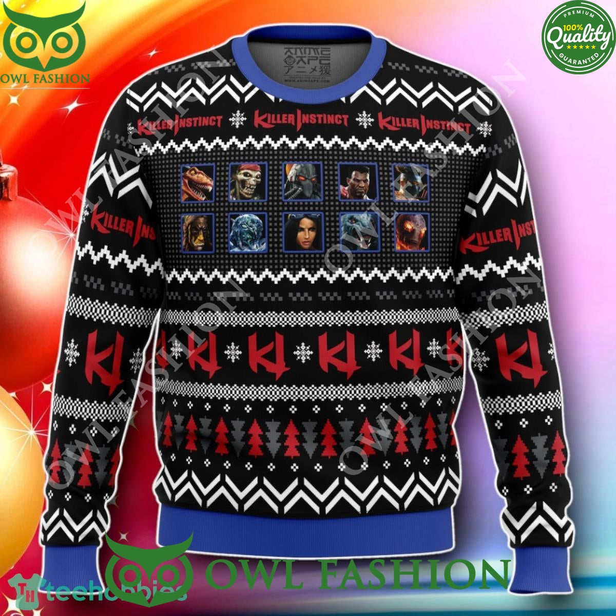 Instinct Of A Killer Select Killer Instinct Christmas New Design 2024 Ugly Sweater
