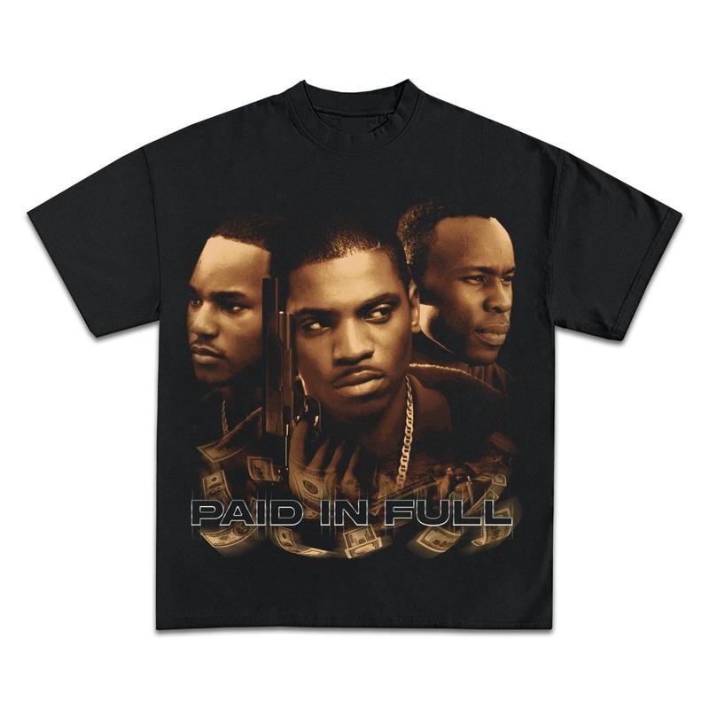 PAID IN FULL VINTAGE GRAPHIC BOOTLEG T-SHIRT