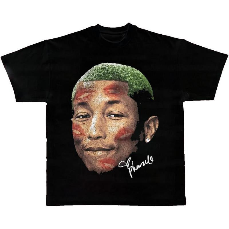 PHARRELL Green Tee Shirt Rare Gift Men Women Tee S-3XL Hoodie, Sweatshirt | RetroVerseTees.com