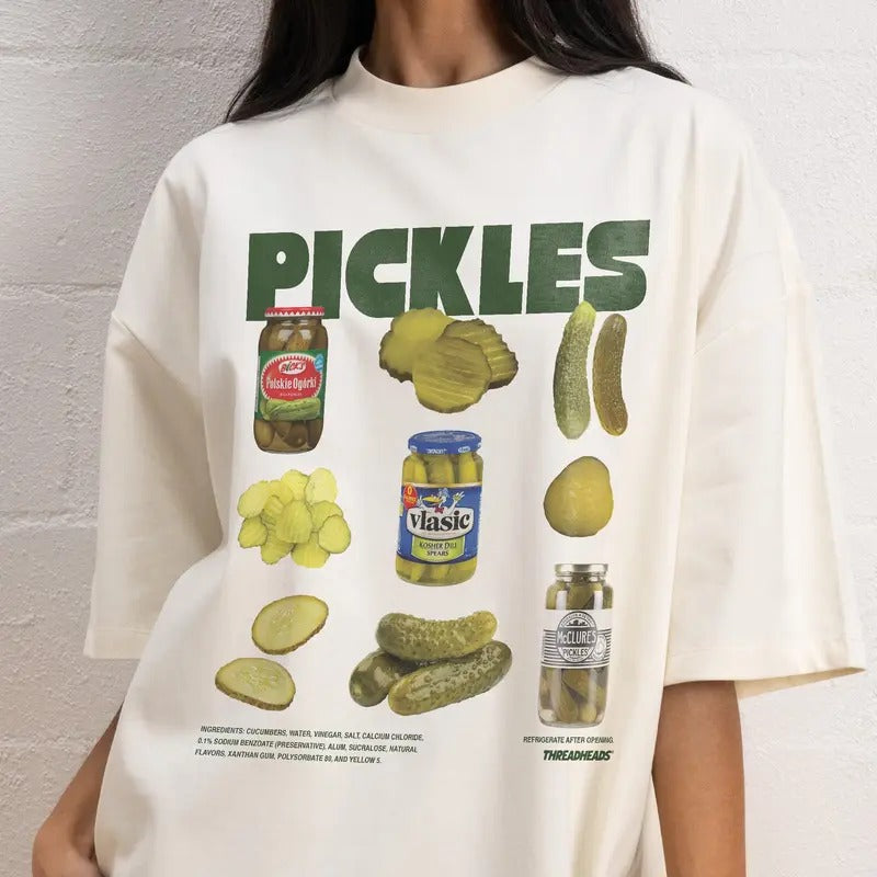 PICKLES TEE, Men Summer Fashion Cotton, Cotton Menswear, S to 3XL Soft Top Hoodie, Sweatshirt | RetroVerseTees.com