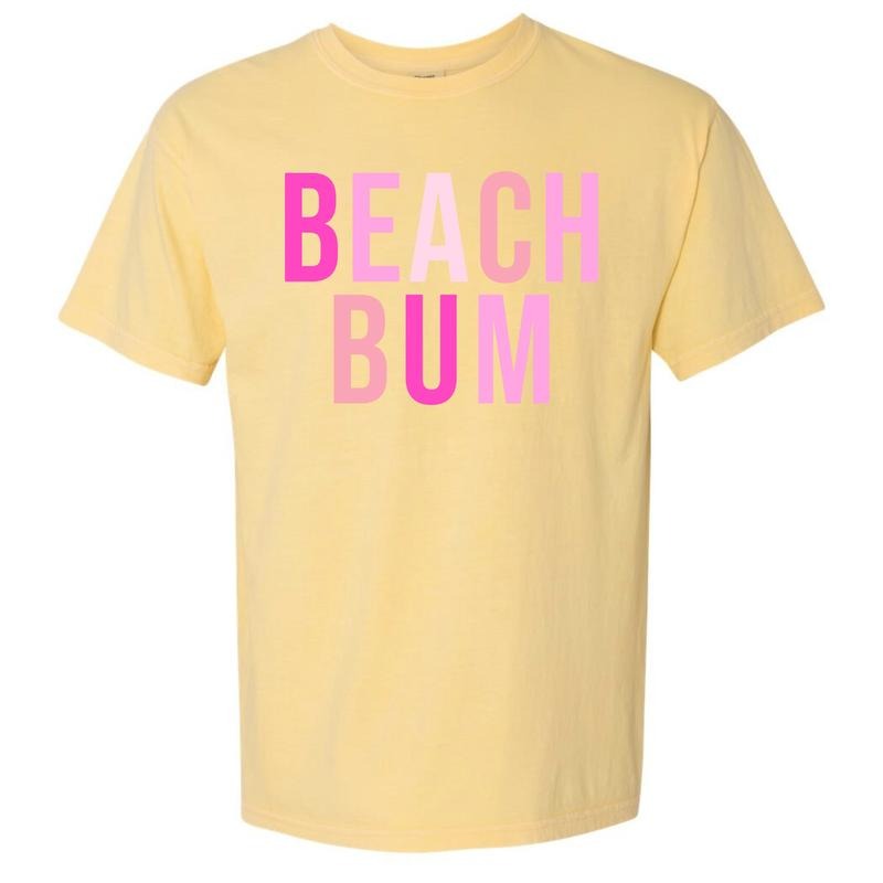 PINK Beach Bum Comfort Colors T-Shirt 'NLB' Hoodie, Sweatshirt | RetroVerseTees.com