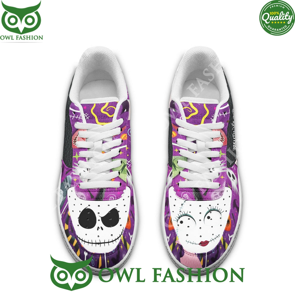 The Nightmare Before Christmas Halloween Pattern Air Force 1 Sneaker