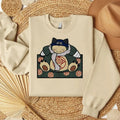 PKM Snorlax Choji Embroidered Shirt, Anime Embroidered Sweatshirt, Manga Shirt, Gift For Fan Hoodie | RetroVerseTees.com