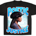 "POETIC JUSTICE 1993" TEE - VINTAGE BOOTLEG Casual Menswear Hoodie, Sweatshirt | RetroVerseTees.com