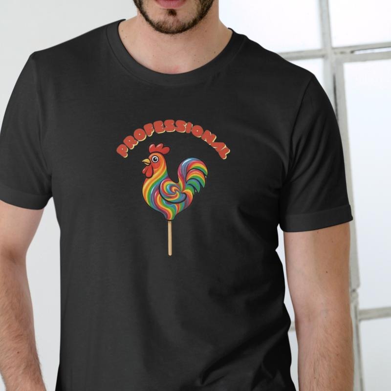 PROFESSIONAL ROOSTER T Shirt, Unisex, Cotton Hoodie, Sweatshirt | RetroVerseTees.com