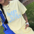 PUFF 'Happy is the New Rich' Neon T-Shirt, 3D PUFF Comfort Colors T-Shirt Hoodie, Sweatshirt | RetroVerseTees.com
