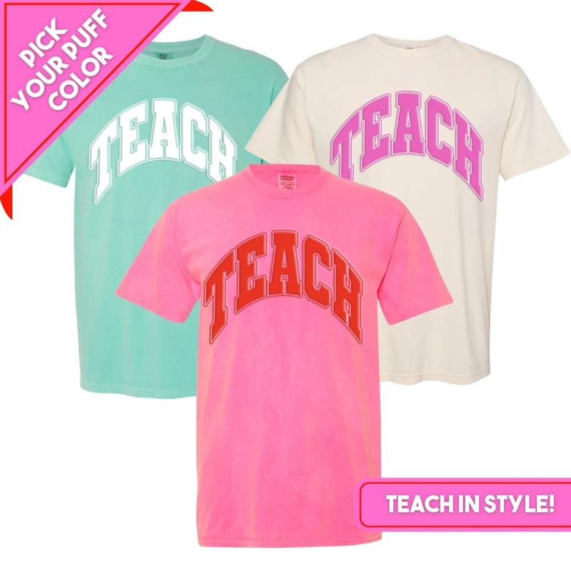 PUFF 'Teach' T-Shirt Hoodie, Sweatshirt | RetroVerseTees.com