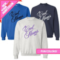 PUFF 'The Cool Mom's Club' Sweatshirt, 3D PUFF, Choose your Color Combo T-Shirts, Hoodie | RetroVerseTees.com