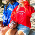 PUFF 'Tis The Damn Season' Crewneck Sweatshirt for Women - Casual Long Sleeve Pullover with 3D PUFF Print for Football...
