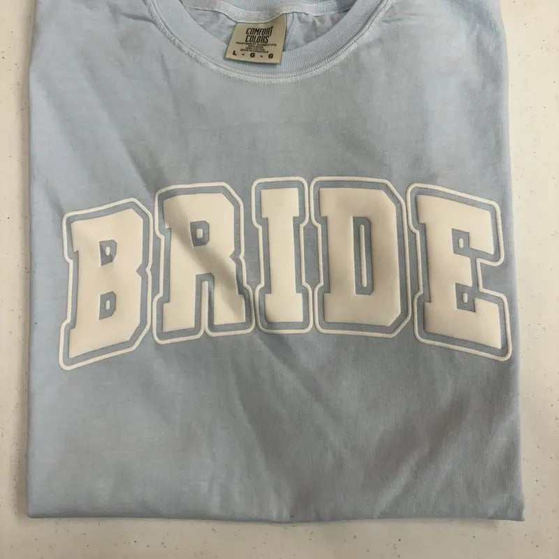 PUFF Bride Print Comfort Colors T-Shirt Hoodie, Sweatshirt | RetroVerseTees.com