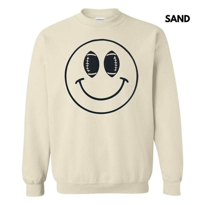 PUFF Football Happy Face Sweatshirt T-Shirts, Hoodie | RetroVerseTees.com