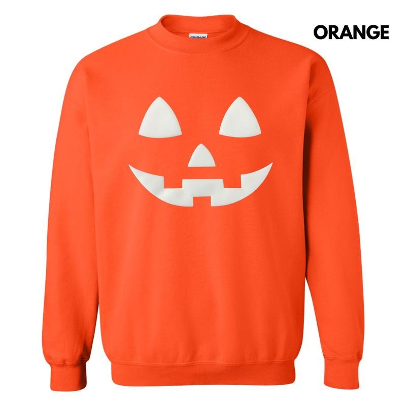 PUFF Jack O Lantern Face Sweatshirt T-Shirts, Hoodie | RetroVerseTees.com